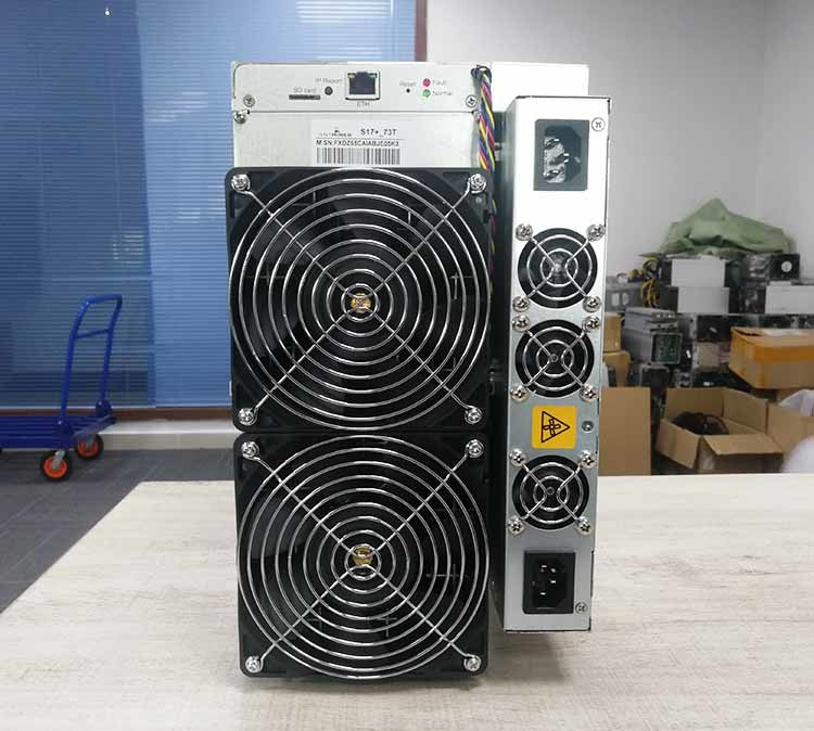 Used Bitmain Antminer S17+ 70TH/73th/76TH Second Hand Miner 2920W