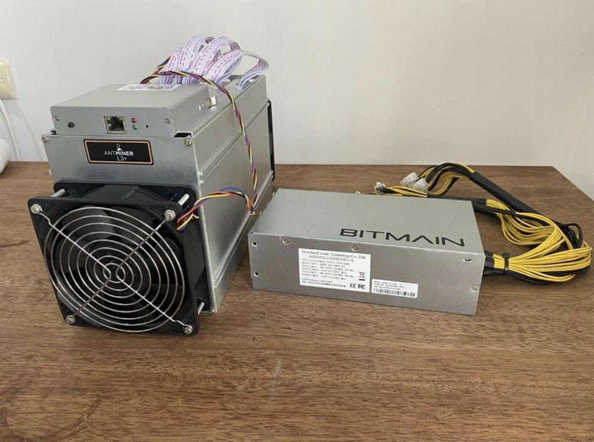 Used /Second hand Bitmain Antminer L3+ mining Litecoin  and Dode coins machine